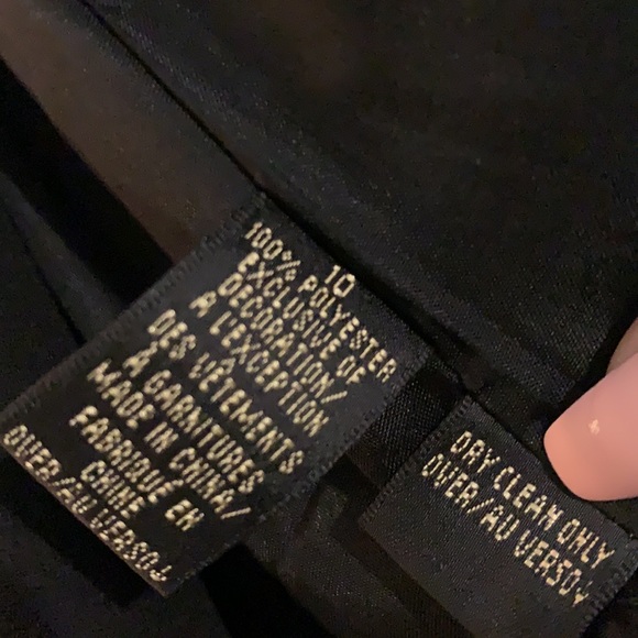 Dana Buchman black 2piece beaded tuxedo dress. The epitome of elegance! - Picture 6 of 12